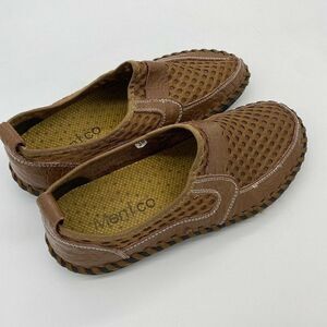 Menico Breathable loafers Size 38 brown leather st